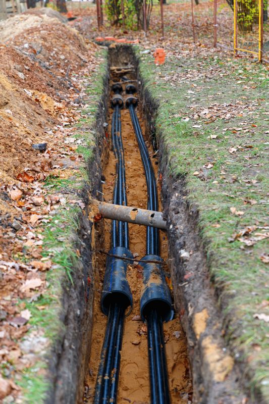 Utility Line Excavation